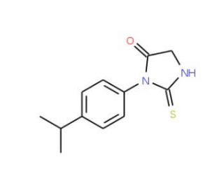 3-(4-isopropylphenyl)-2-mercapto-3,5-dihydro-4H-imidazol-4-one - chemical structure image