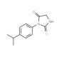 3-(4-isopropylphenyl)-2-mercapto-3,5-dihydro-4H-imidazol-4-one - chemical structure image