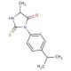 3-(4-isopropylphenyl)-2-mercapto-5-methyl-3,5-dihydro-4H-imidazol-4-one - chemical structure image