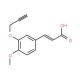 3-[4-Methoxy-3-(2-propynyloxy)phenyl]acrylic acid - chemical structure image