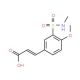 3-[4-methoxy-3-(methylsulfamoyl)phenyl]prop-2-enoic acid - chemical structure image