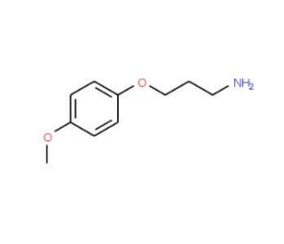 3-(4-Methoxy-phenoxy)-propylamine (CAS 100841-00-7) - chemical structure image