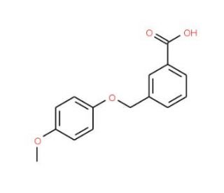 3-(4-Methoxy-phenoxymethyl)-benzoic acid - chemical structure image