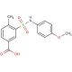 3-(4-Methoxy-phenylsulfamoyl)-4-methyl-benzoic acid - chemical structure image