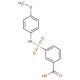 3-(4-Methoxy-phenylsulfamoyl)-benzoic acid - chemical structure image