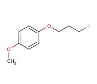 3-(4-Methoxyphenoxy)-1-iodopropane (CAS 118943-23-0) - chemical structure image