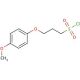 3-(4-Methoxyphenoxy)-1-propanesulfonyl chloride (CAS 118943-25-2) - chemical structure image