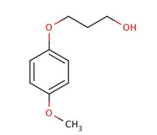 3-(4-Methoxyphenoxy)propanol (CAS 118943-21-8) - chemical structure image