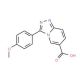 3-(4-Methoxyphenyl)[1,2,4]triazolo[4,3-a]pyridine-6-carboxylic acid - chemical structure image