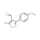 3-(4-Methoxyphenyl)-5-methylisoxazole-4-carboxaldehyde (CAS 273223-12-4) - chemical structure image