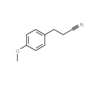 3-(4-Methoxyphenyl)propionitrile (CAS 22442-48-4) - chemical structure image