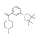 3-(4-Methyl-1-piperazinylcarbonyl)benzeneboronic acid pinacol ester (CAS 883738-38-3) - chemical structure image