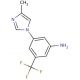 3-(4-Methyl-1H-imidazol-1-yl)-5-trifluoromethylaniline - chemical structure image