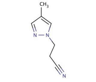 3-(4-methyl-1H-pyrazol-1-yl)propanenitrile - chemical structure image