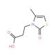3-(4-methyl-2-oxo-1,3-thiazol-3(2H)-yl)propanoic acid - chemical structure image