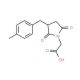[3-(4-Methyl-benzyl)-2,5-dioxo-pyrrolidin-1-yl]-acetic acid - chemical structure image