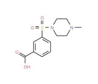 3-(4-Methyl-piperazine-1-sulfonyl)-benzoic acid (CAS 380339-63-9) - chemical structure image
