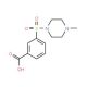 3-(4-Methyl-piperazine-1-sulfonyl)-benzoic acid (CAS 380339-63-9) - chemical structure image