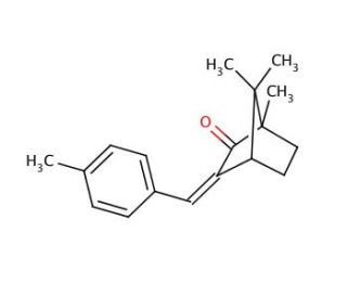 3-(4-Methylbenzylidene)camphor (CAS 36861-47-9) - chemical structure image