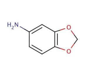 3,4-(Methylenedioxy)aniline (CAS 14268-66-7) - chemical structure image