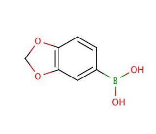 3,4-(Methylenedioxy)phenylboronic acid (CAS 94839-07-3) - chemical structure image