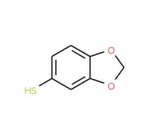 3,4-(Methylenedioxy)thiophenol (CAS 5274-08-8) - chemical structure image