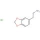 3,4-Methylenedioxyphenethylamine hydrochloride (CAS 1653-64-1) - chemical structure image