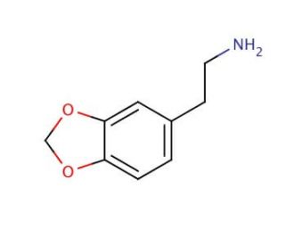 3,4-(Methylenedioxyphenyl)ethylamine (CAS 1484-85-1) - chemical structure image