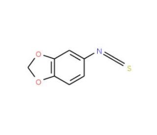 3,4-Methylenedioxyphenyl isothiocyanate (CAS 113504-93-1) - chemical structure image