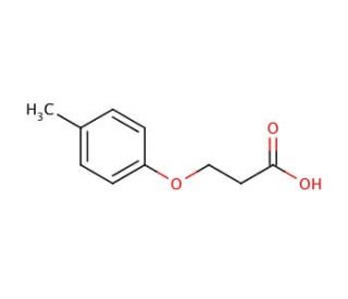 3-(4-Methylphenoxy)propionic acid (CAS 25173-37-9) - chemical structure image