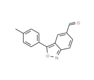 3-(4-Methylphenyl)-2,1-benzisoxazole-5-carbaldehyde - chemical structure image