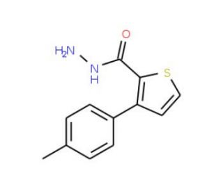 3-(4-methylphenyl)thiophene-2-carbohydrazide - chemical structure image