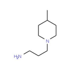 3-(4-methylpiperidin-1-yl)propan-1-amine (CAS 6241-30-1) - chemical structure image