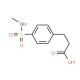 3-(4-Methylsulfamoyl-phenyl)-propionic acid - chemical structure image