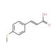 3-(4-Methylsulfanyl-phenyl)-acrylic acid (CAS 102016-58-0) - chemical structure image