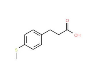 3-[4-(Methylthio)phenyl]propionic acid (CAS 138485-81-1) - chemical structure image