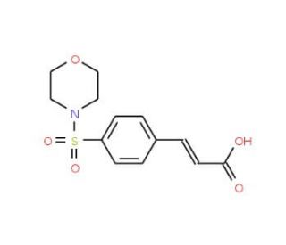 3-[4-(Morpholine-4-sulfonyl)-phenyl]-acrylic acid - chemical structure image