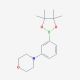 3-(4-Morpholino)phenylboronic acid pinacol ester (CAS 852227-95-3) - chemical structure image