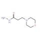 3-(4-Morpholinyl)propanohydrazide - chemical structure image