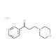 3-(4-Morpholinyl)propiophenone hydrochloride (CAS 1020-16-2) - chemical structure image