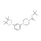 3-[4-(N-Boc)piperazin-1-yl]phenylboronic acid pinacol ester (CAS 540752-87-2) - chemical structure image