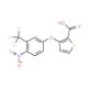 3-[4-Nitro-3-(trifluoromethyl)phenoxy]-2-thiophenecarboxylic acid - chemical structure image
