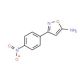 3-(4-Nitro-phenyl)-isoxazol-5-ylamine (CAS 119162-48-0) - chemical structure image