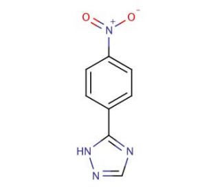 3-(4-nitrophenyl)-1H-1,2,4-triazole - chemical structure image