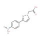 3-(4-Nitrophenyl)-1H-pyrazole-1-acetic acid (CAS 959582-09-3) - chemical structure image