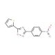 3-(4-Nitrophenyl)-5-(thiophen-2-yl)-1,2,4-oxadiazole (CAS 54608-96-7) - chemical structure image
