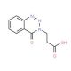 3-(4-oxo-1,2,3-benzotriazin-3(4H)-yl)propanoic acid (CAS 51672-79-8) - chemical structure image