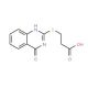 3-(4-Oxo-1,4-dihydro-quinazolin-2-ylsulfanyl)-propionic acid - chemical structure image
