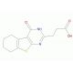 3-(4-Oxo-3,4,5,6,7,8-hexahydro-benzo[4,5]thieno[2,3-d]pyrimidin-2-yl)-propionic acid (CAS 109164-47-8) - chemical structure i
