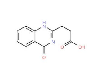 3-(4-Oxo-3,4-dihydro-quinazolin-2-yl)-propionic acid (CAS 5368-37-6) - chemical structure image
